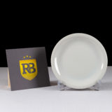 Prato de Sobremesa de Porcelana Branco Protel