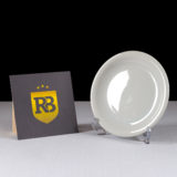 Prato de Sobremesa de Porcelana Branco Protel - Image 2